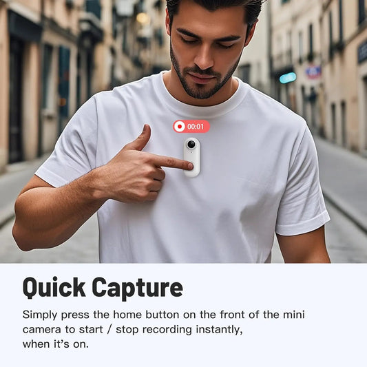 🎥 Discover the Ultimate Covert Recording Tool: The 1080P Mini Button Camera