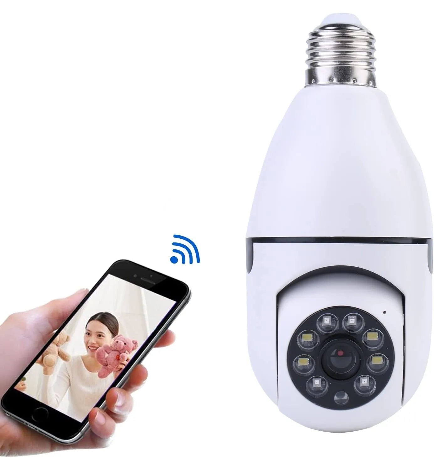 Wireless Surveillance Bulb Camera