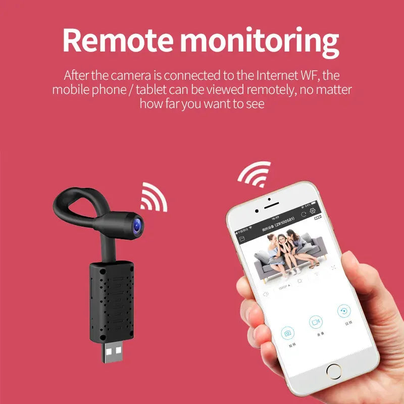 Mini Surveillance Camera With Wifi Night Vision