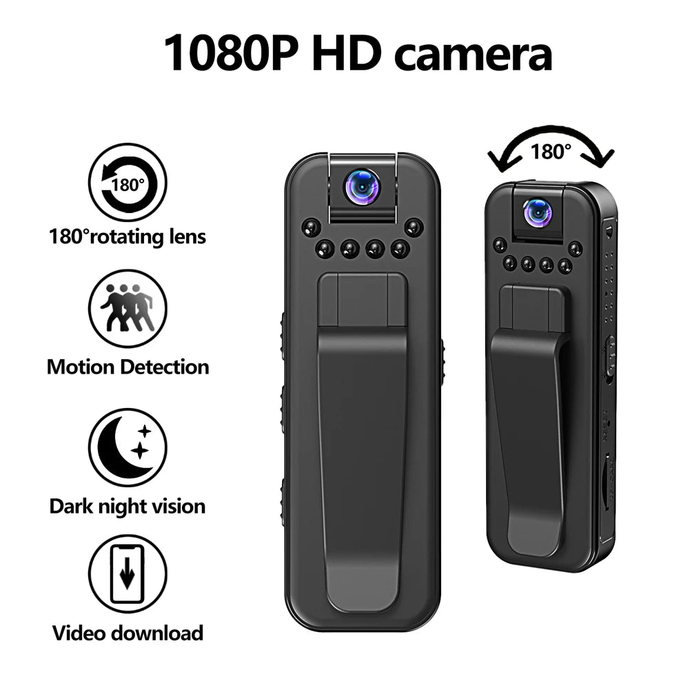 Mini Camera WiFi Infrared Night Vision Police Body Cam
