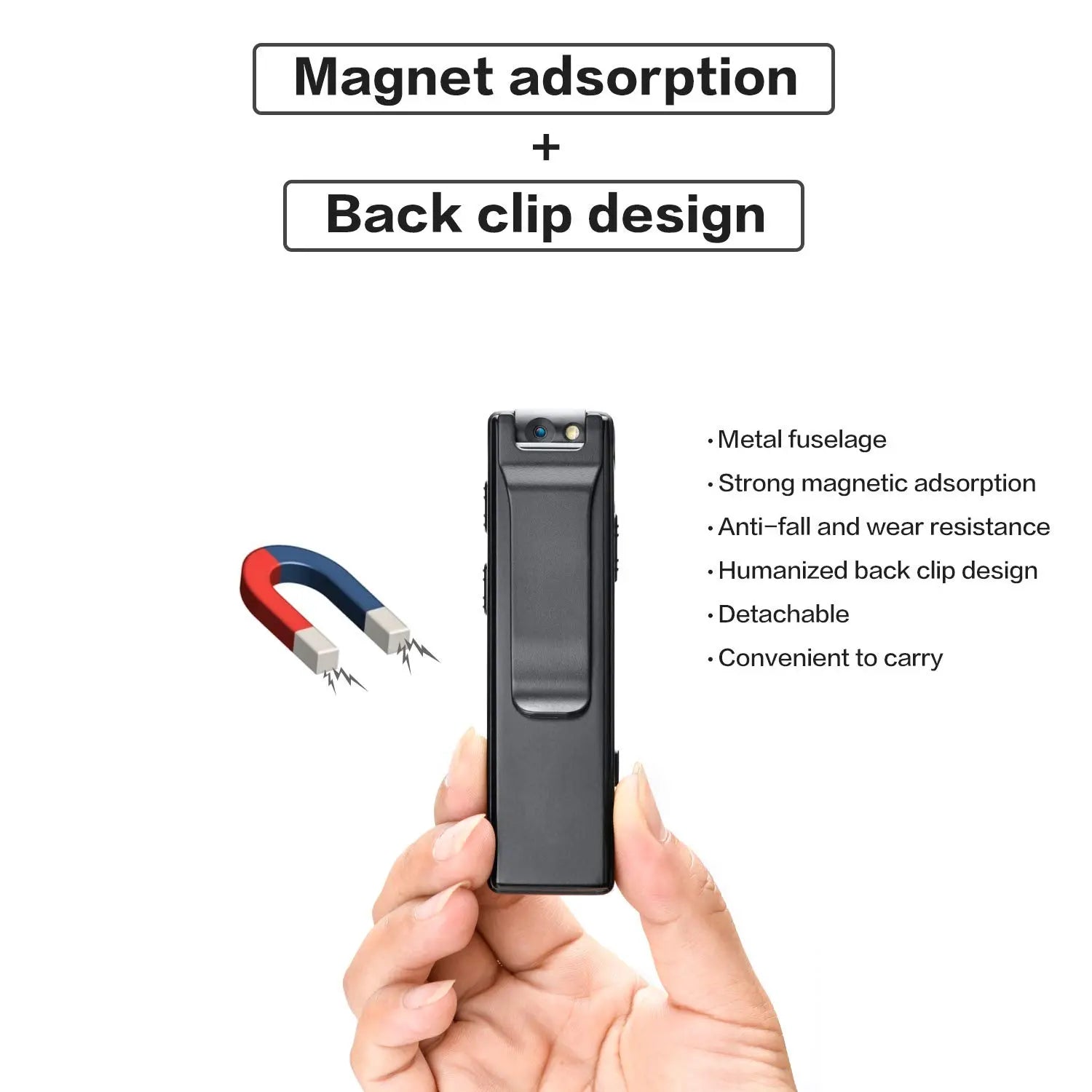 HD Mini Rotated Magnetic Camera