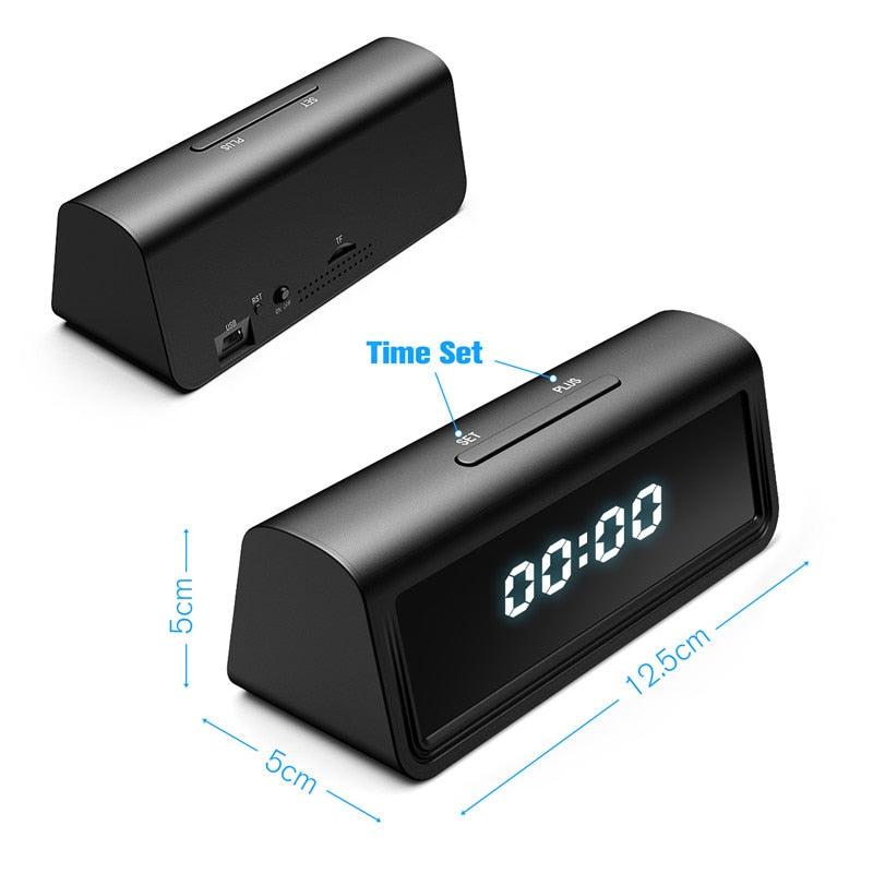 Wifi Wireless Mini Camera Clock HD 1080P - SpyTechStop
