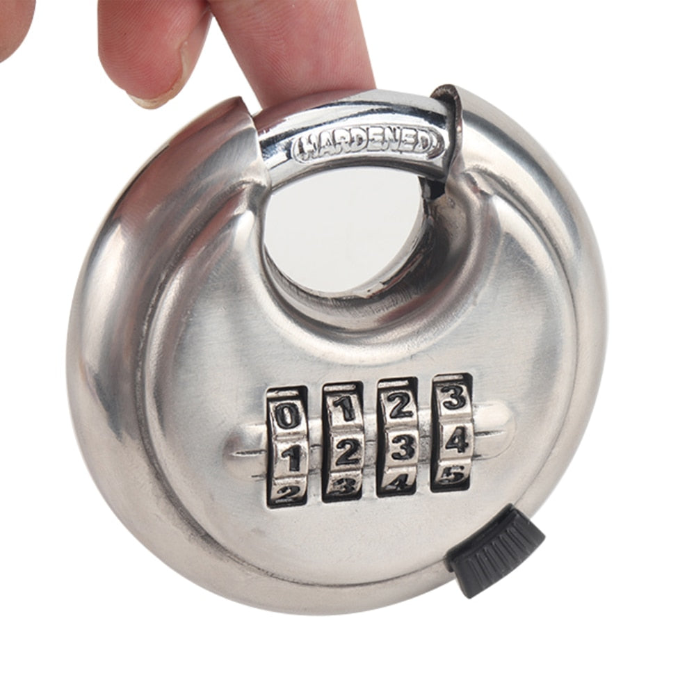 Stainless Steel Password Discus Padlock