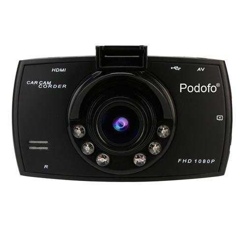 Podofo A2 Car Dashcam (DVR, HD 1080P, 140 Degree, Night Vision, G-Sensor) - SpyTechStop