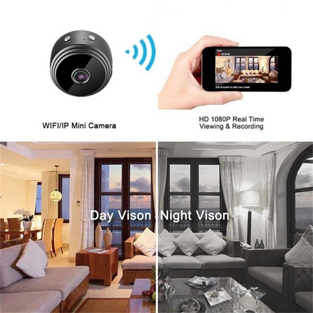 1080p HD Mini WiFi Camera (Motion Detect, Night Vision) - SpyTechStop
