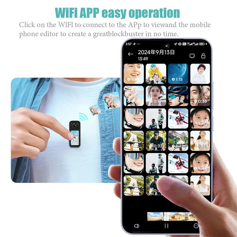 Mini Magnetic Thumb Camera