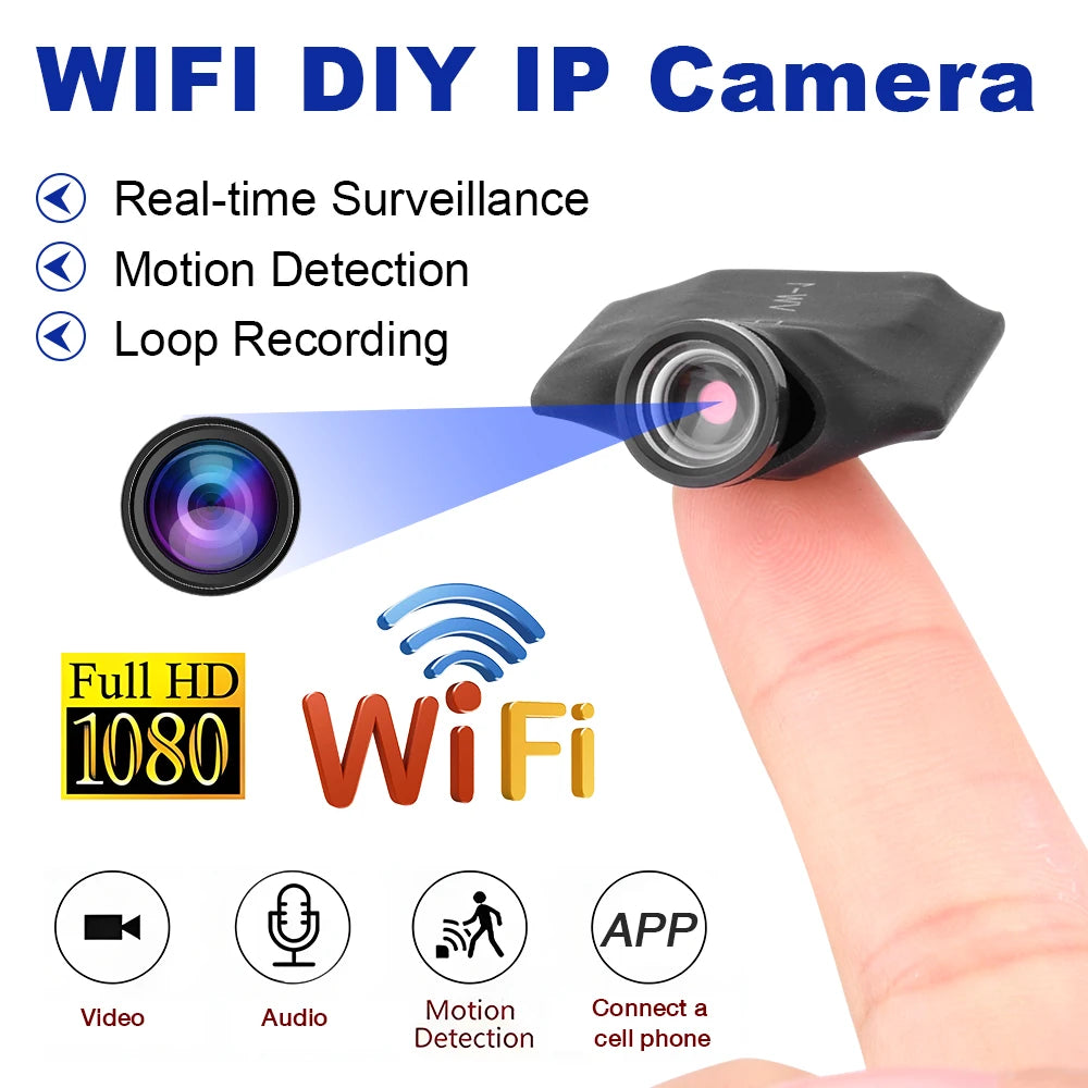 DIY WIFI IP Mini Camera Module Motion DV 1080P