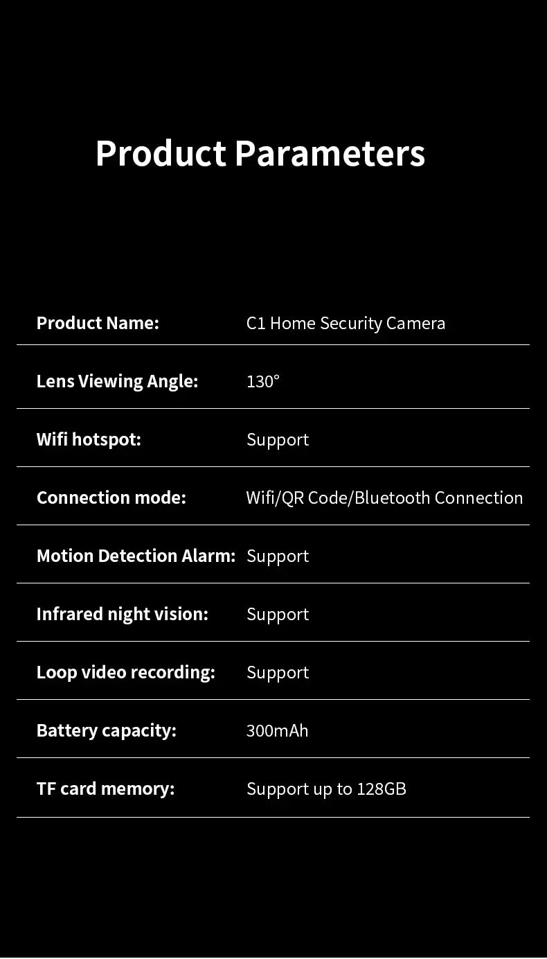 C1 Mini Camera 1080P