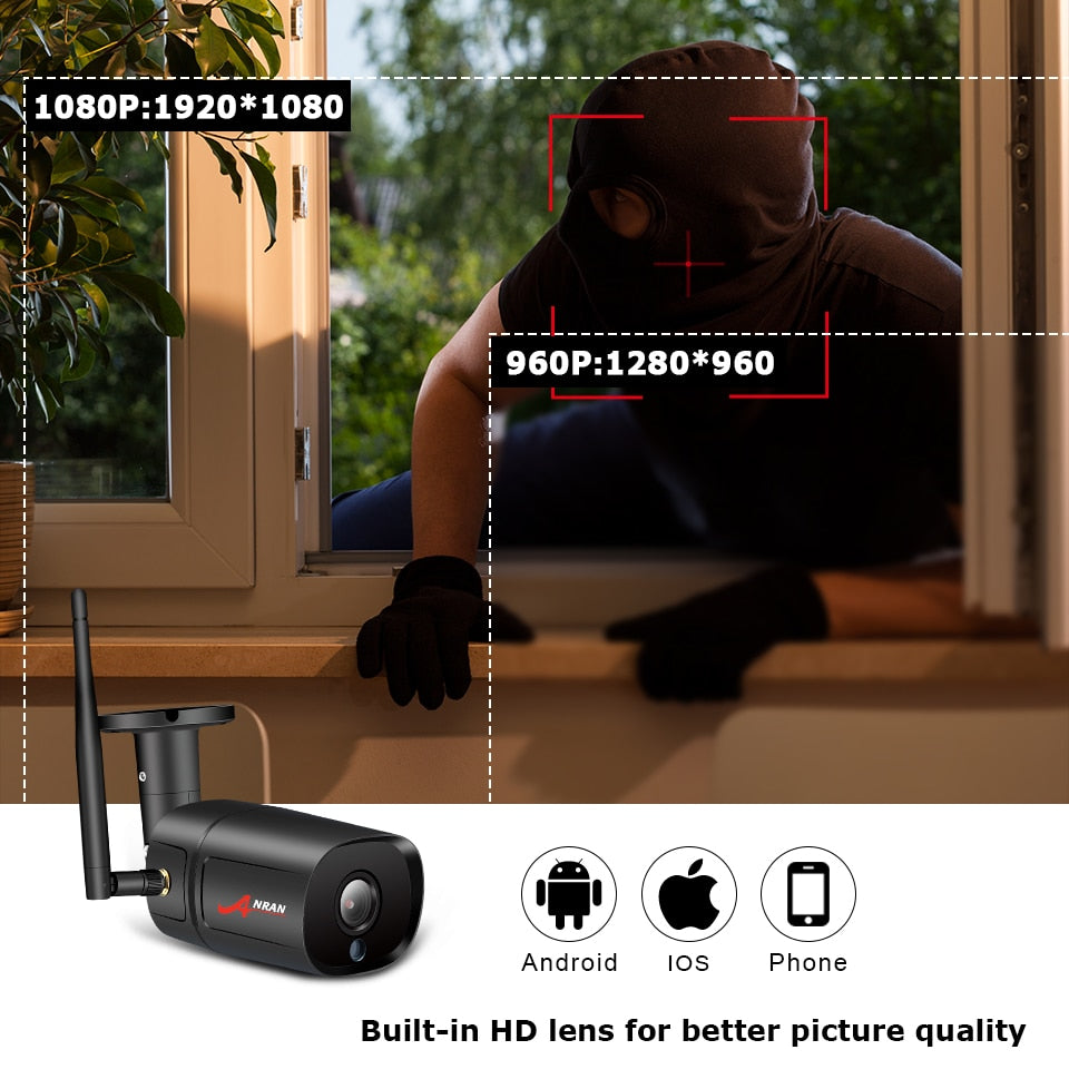 1080P Wifi Outdoor Security HD Camera - SpyTechStop