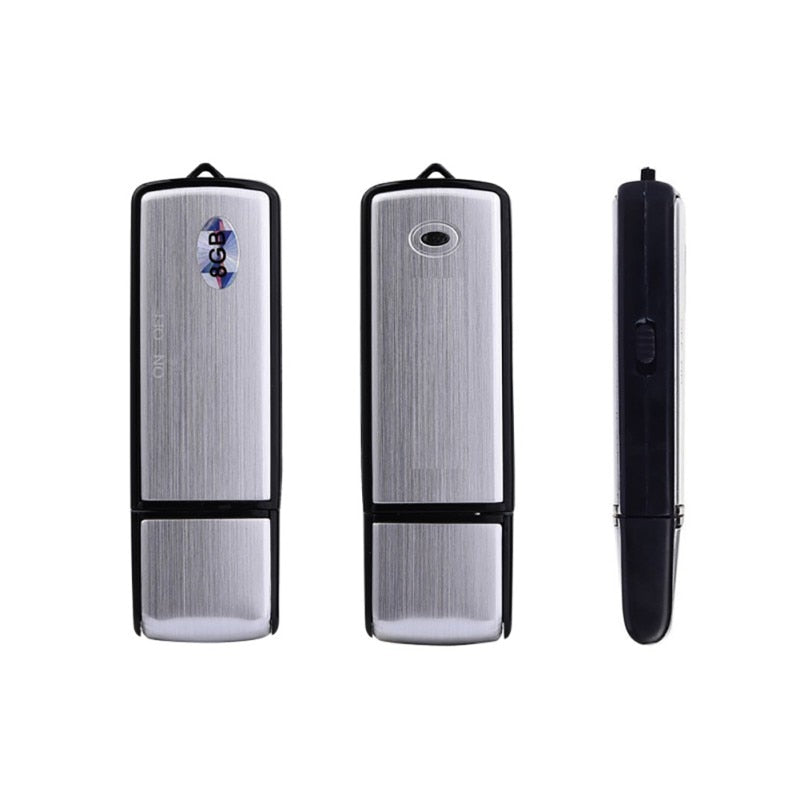 Mini USB Audio Voice Recorder 8/16G - SpyTechStop