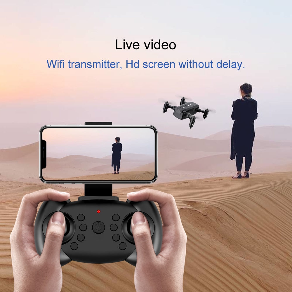 Foldable Mini Drone With RC Quadrocopter With Camera HD