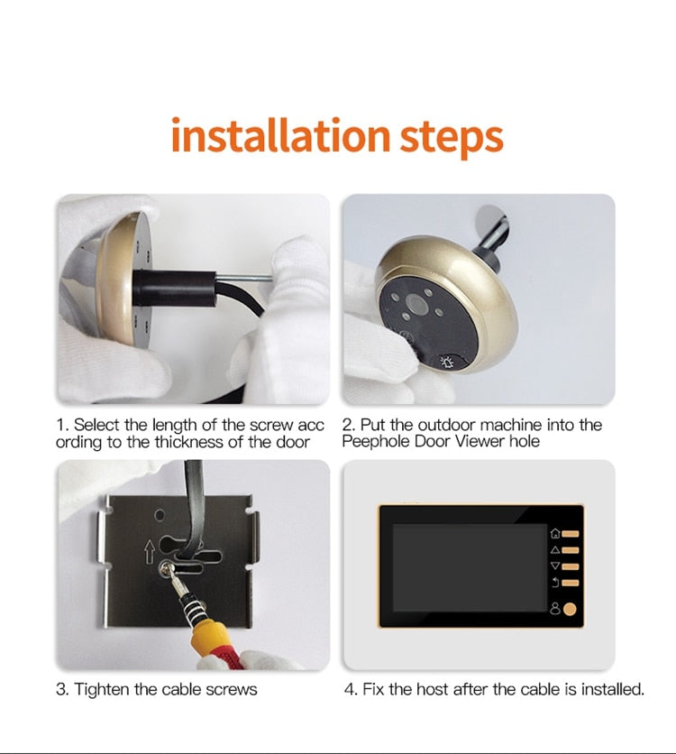 4.3 Inch Smart Peephole Camera