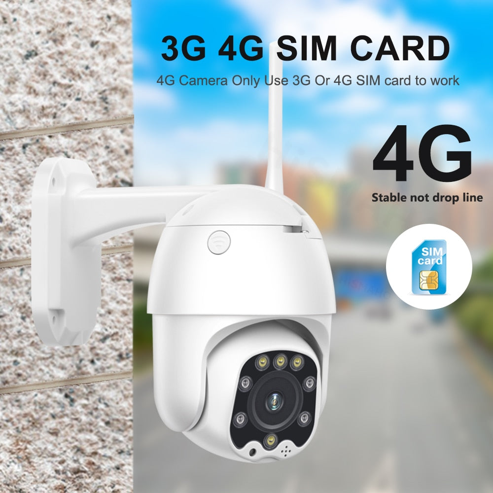 4G 1080P HD Security Outdoor CCTV Camera - SpyTechStop