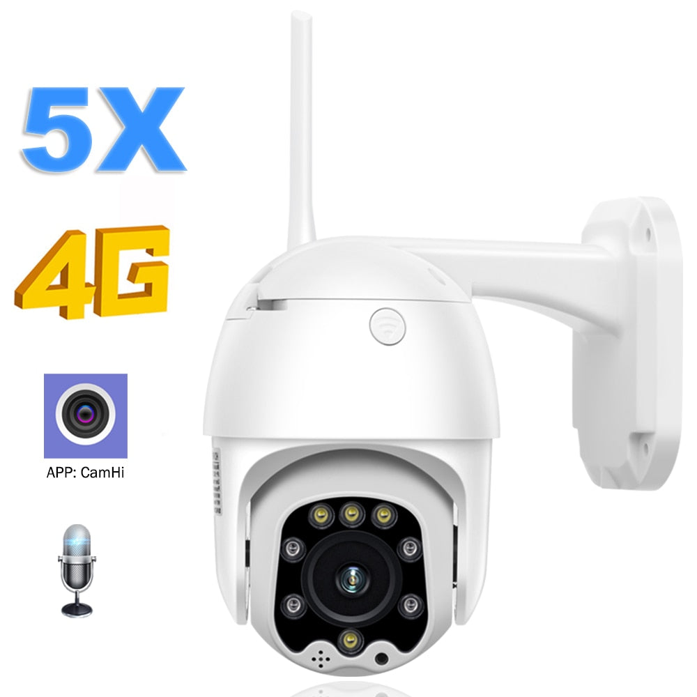 4G 1080P HD Security Outdoor CCTV Camera - SpyTechStop
