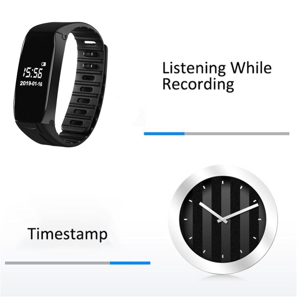 8GB Digital Audio Recording Wristband