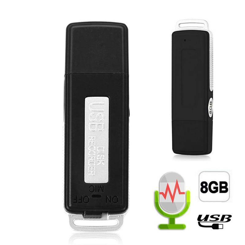Mini USB Audio Voice Recorder 8G - SpyTechStop
