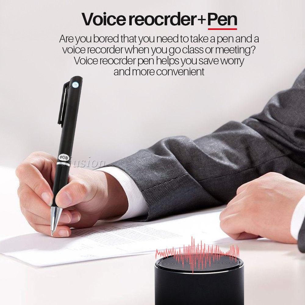 8GB Voice Recorder Pen with MP3 Function - SpyTechStop