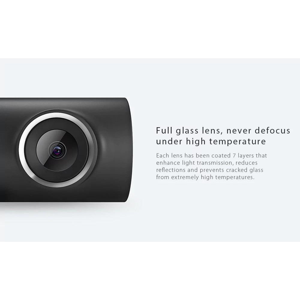 1080P Xiaomi WIFI Dash Cam (70 Minutes, DVR, Wireless, 130 Degree, 30fps) - SpyTechStop